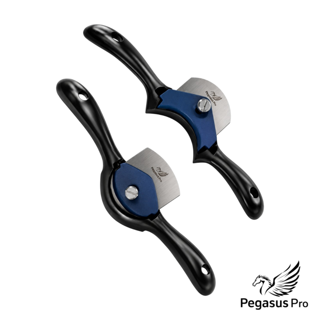 Pegasus Pro Spokeshave Twin Pack 1 Concave & 1 Convex 