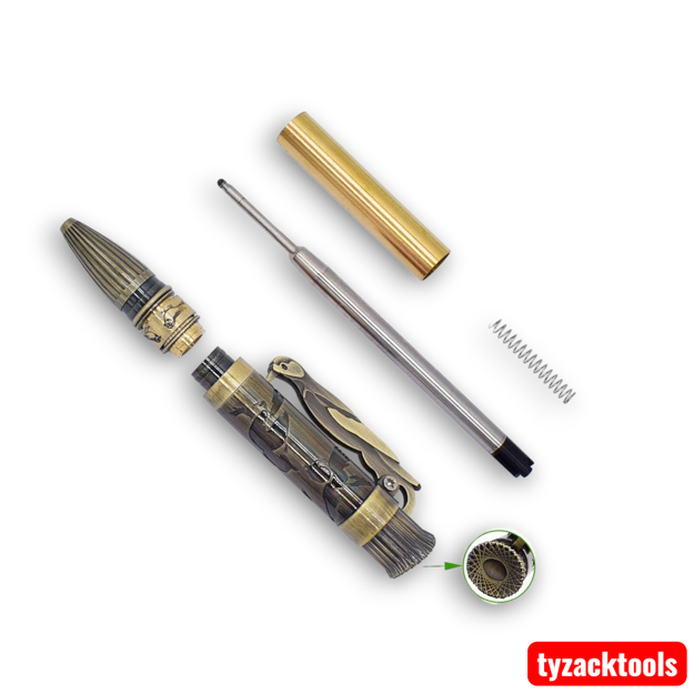 Woodpecker Antique Bronze Pen Turning Kit – Bird Pen Kit