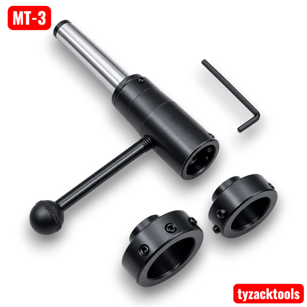 MT3 Floating Lathe Tailstock Die Holder Set
