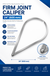 24 inch 600mm large firm joint calipers with 2ft long arms heavy duty measuring tool
