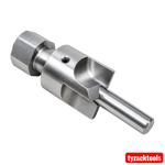 Charnwood VIPERDC four-prong drive centre for secure woodturning workpiece holding.