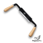 Pegasus Pro 200mm Push & Pull Drawknife with hardwood handles for woodworking and timber shaping.