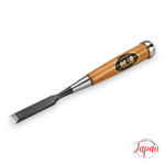 Fugikawa Japanese White Steel laminated socket chisel with Red Oak handle