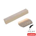 Cream dragon scale pen blank, 130×20×20mm