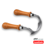 Pfeil Two-Handed Scorp Inshave 140mm woodworking tool for hollowing wood and shaping chair seats